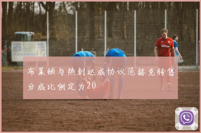 布莱顿与热刺达成协议范赫克转售分成比例定为20